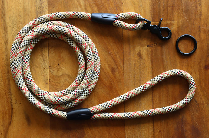 Tartan Beige Leash