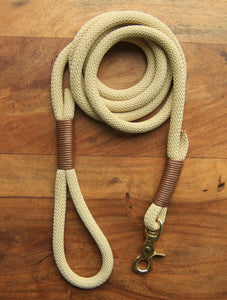 Make your own leash / Beige dog leash