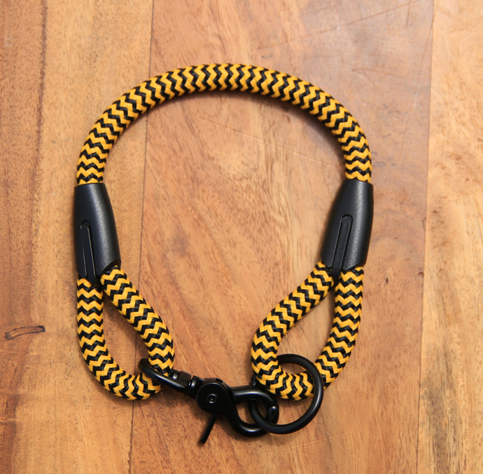 Black & yellow collar