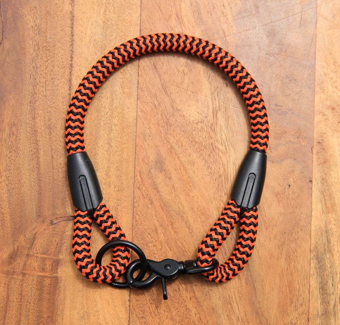 Black & orange collar