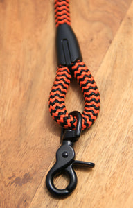 Black & orange collar