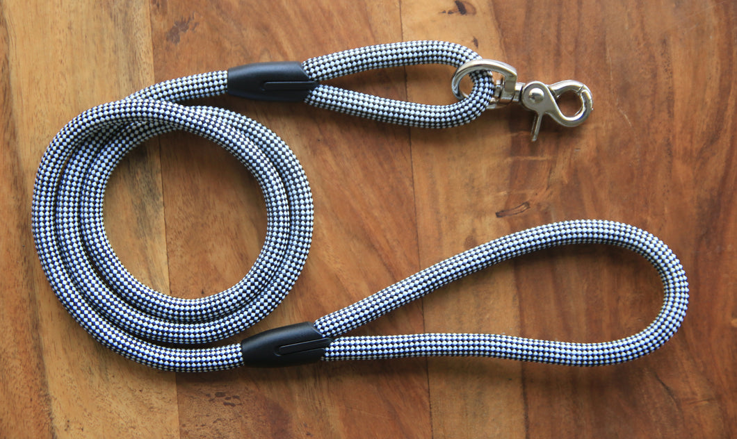 Checkered Black & White Leash