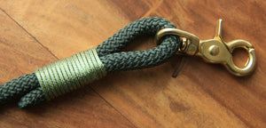 Make your own: Khaki dog collar