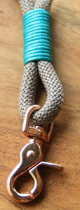 Make your own leash / Grey dog leash