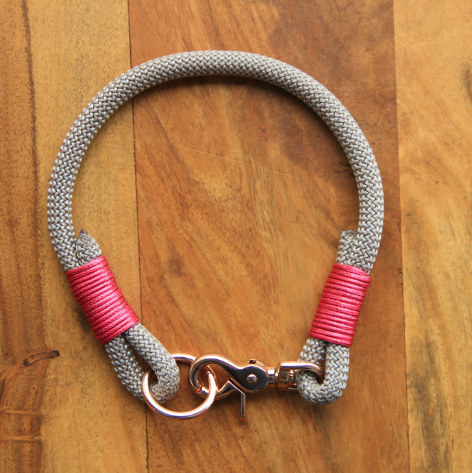 Make your own collar / Grey dog collar