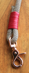 Make your own leash / Grey dog leash